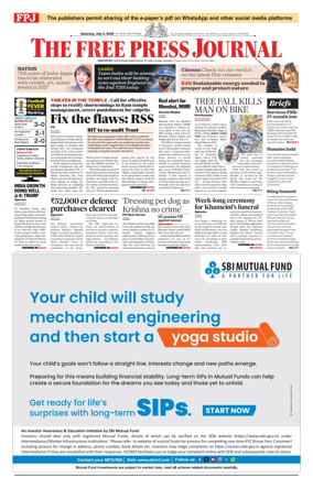 Cover of The Free Press Journal