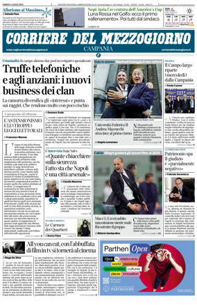 Cover of Corriere del Mezzogiorno (Campania)