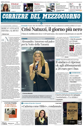 Cover of Corriere del Mezzogiorno (Puglia)
