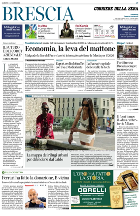 Cover of Corriere della Sera (Brescia)