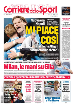 Cover of Corriere dello Sport (Campania)