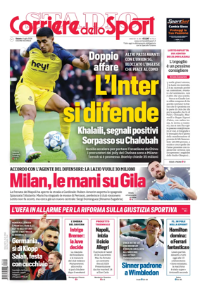 Cover of Corriere dello Sport (Lombardia)
