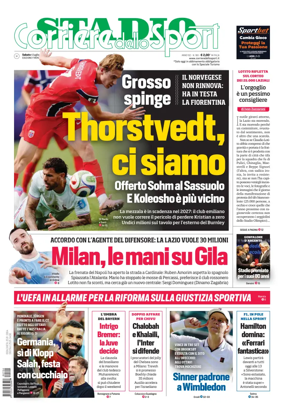 Cover of Corriere dello Sport Stadio (Firenze)