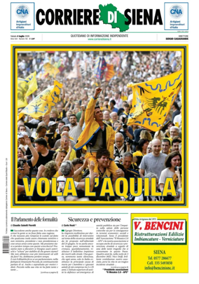Cover of Corriere di Siena