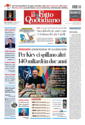 Cover of Il Fatto Quotidiano