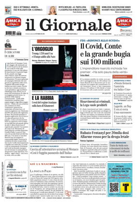 Cover of Il Giornale (Italy)