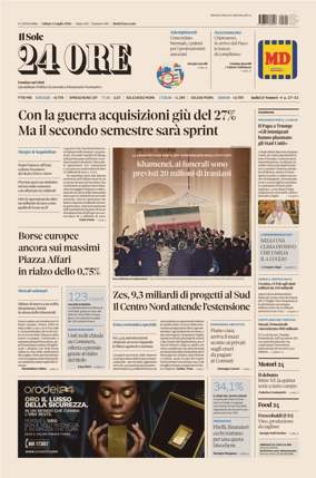 Cover of Il Sole 24 Ore