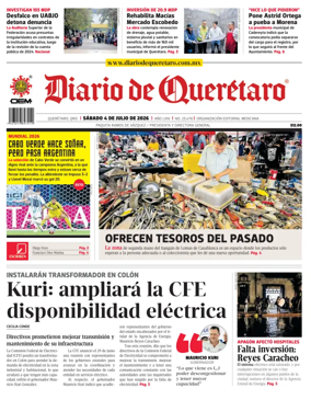 Cover of Diario de Queretaro
