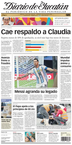 Cover of Diario de Yucatan