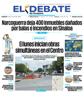 Cover of El Debate de Guasave