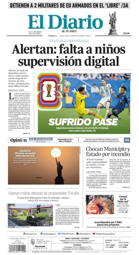 Cover of El Diario de Juarez
