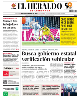 Cover of El Heraldo de Chihuahua