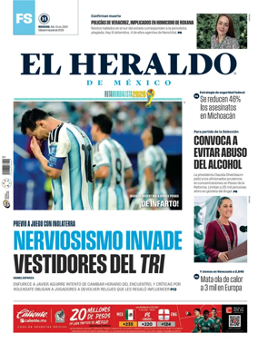 Cover of El Heraldo de Mexico