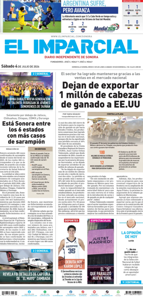 Cover of El Imparcial