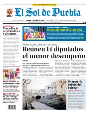 Cover of El Sol de Puebla