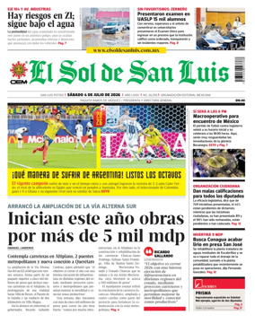 Cover of El Sol de San Luis Potosi