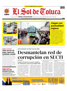 Cover of El Sol de Toluca