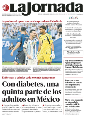 Cover of La Jornada