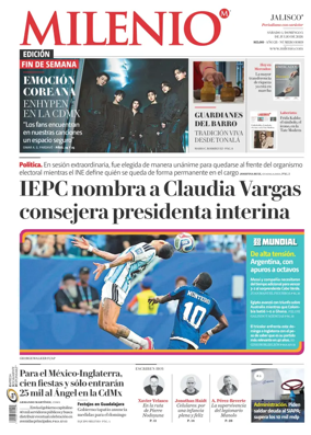 Cover of Milenio Jalisco