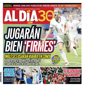 Cover of Periodico Al Dia (Leon)