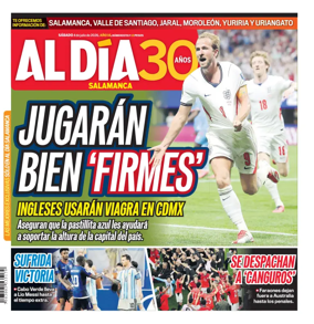 Cover of Periodico Al Dia (Salamanca)