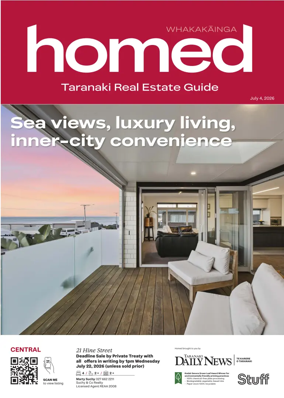 Cover of Homed Taranaki Daily News