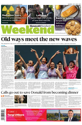 Cover of Manawatu Standard