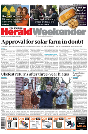 Cover of The Timaru Herald