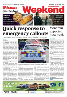 Cover of Wairarapa Times-Age (NZ)