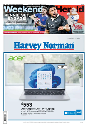Cover of Weekend Herald