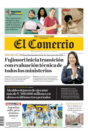 Cover of Diario El Comercio