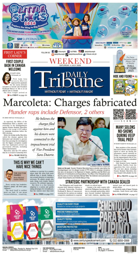 Cover of Daily Tribune (Philippines)