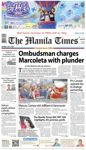 Cover of The Manila Times