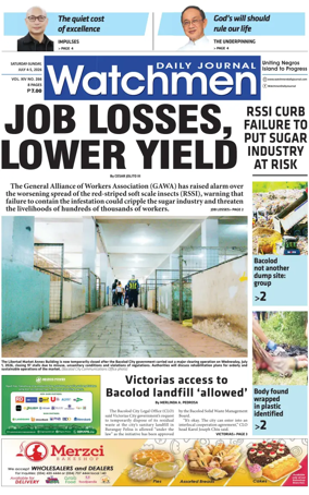 Cover of Watchmen Daily Journal