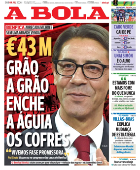 Cover of A BOLA (Portuguese)