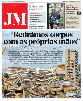 Cover of Jornal Madeira
