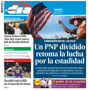 Cover of El Nuevo Dia
