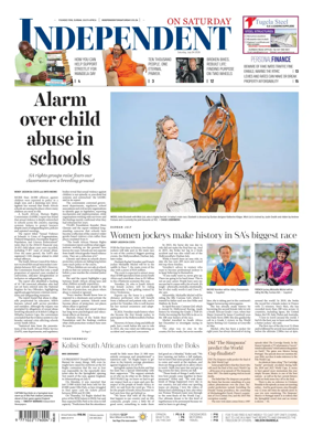 Cover of The Independent on Saturday