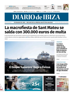 Cover of Diario de Ibiza