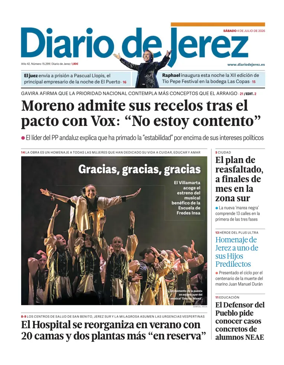Cover of Diario de Jerez