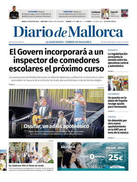 Cover of Diario de Mallorca