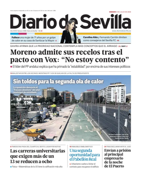 Cover of Diario de Sevilla