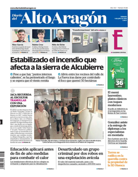 Cover of Diario del Alto Aragon