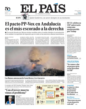 Cover of EL PAIS Catalunya