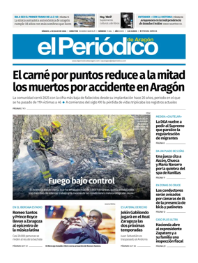 Cover of El Periodico Aragon