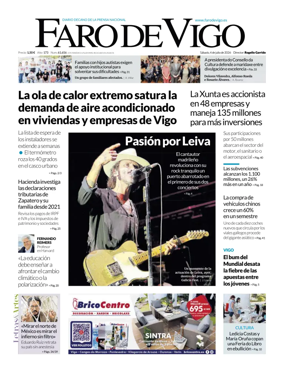 Cover of Faro de Vigo
