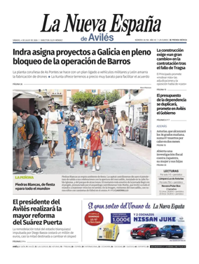 Cover of La Nueva Espana (Aviles)
