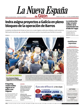 Cover of La Nueva Espana (Gijon)