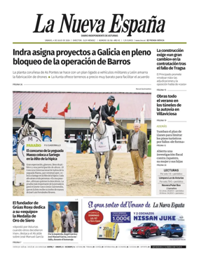 Cover of La Nueva Espana (Occidente)