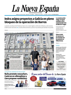 Cover of La Nueva Espana (Oviedo)